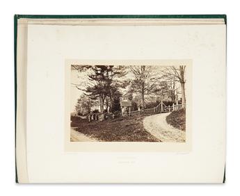 (CONNECTICUT.) [Mitchell, Donald Grant.] Pictures of Edgewood; in a Series of Photographs by Rockwood and Illustrative Text.
